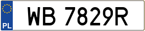 Truck License Plate